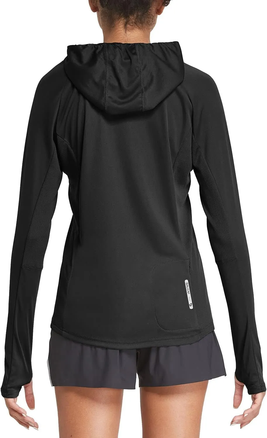 baleaf Women's Long Sleeve Rash Guard with Face Cover UPF 50  Swim Shirts Sun Hoddie Lightweight Quick Dry Hiking Tops