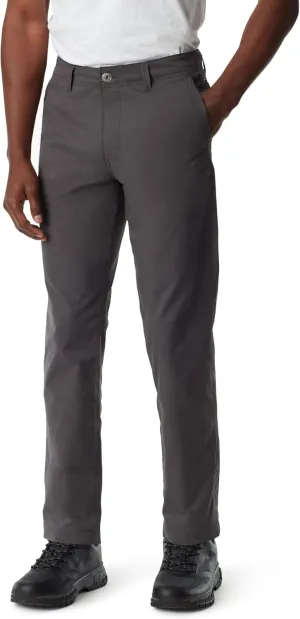 BASS OUTDOOR Men's Traveler Midrise Front Zipper Fly Straight Leg Pant Standard