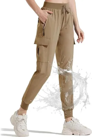 Cargo Pants Women Quick Dry Hiking Pants Trval UPF 50  Water Resistant Waterproof Lightweight Joggers