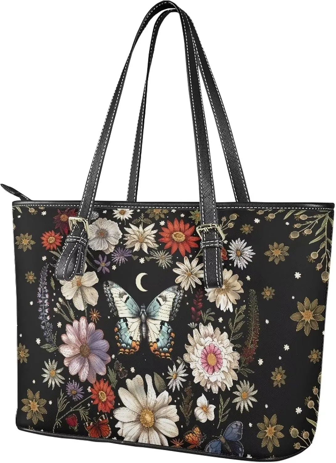Computer Handbags Laptop Tote Bag for Women PU Leather 15.7 Inch Briefcase Waterproof Business Work