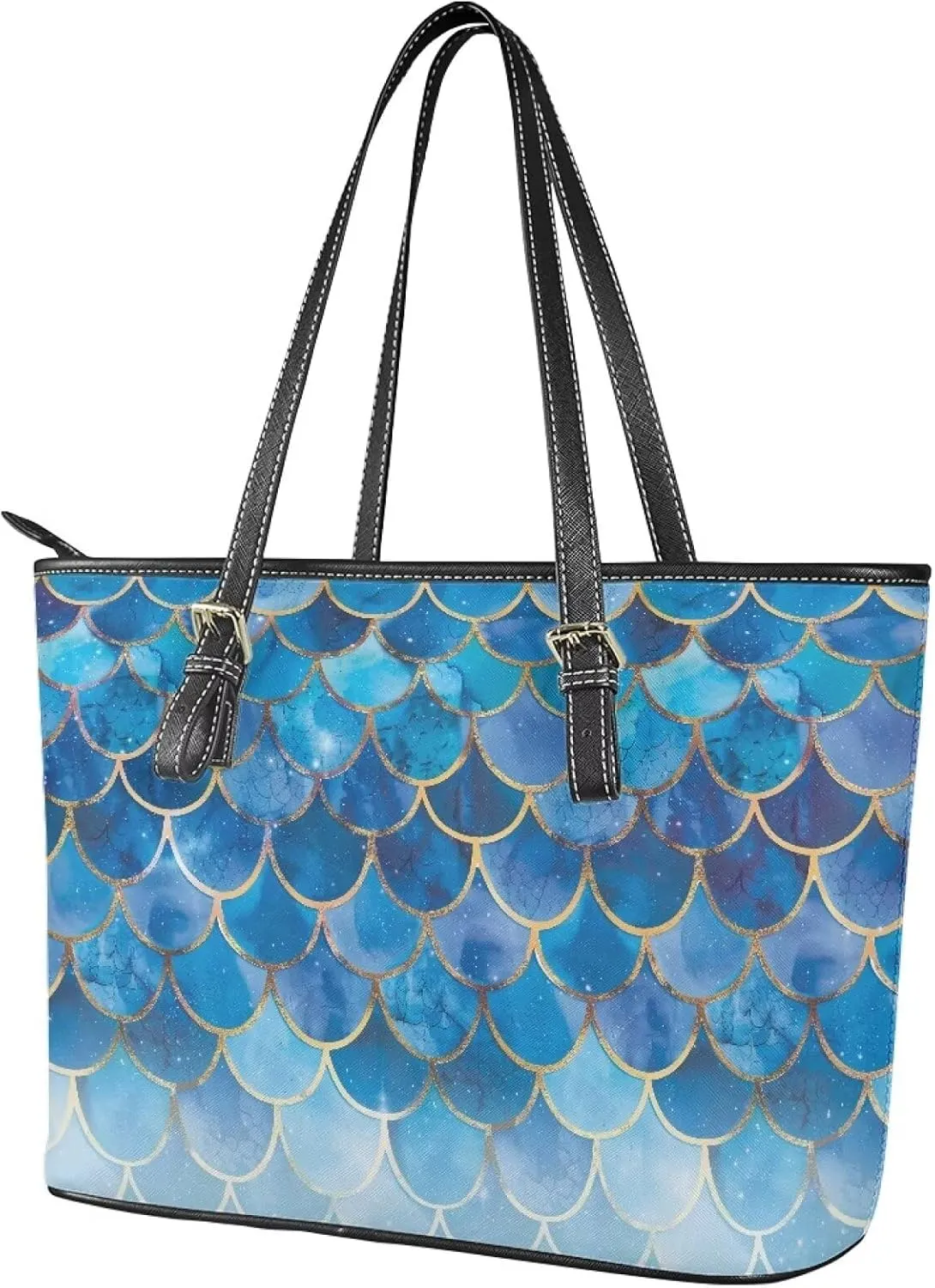 Computer Handbags Laptop Tote Bag for Women PU Leather 15.7 Inch Briefcase Waterproof Business Work