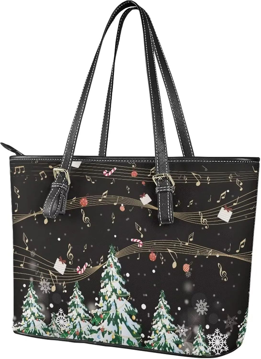 Computer Handbags Laptop Tote Bag for Women PU Leather 15.7 Inch Briefcase Waterproof Business Work