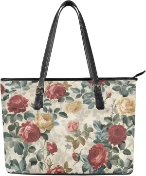 Computer Handbags Laptop Tote Bag for Women PU Leather 15.7 Inch Briefcase Waterproof Business Work