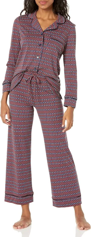 Cosabella Women's Bella Printed Petite Long Sleeve Top & Pant Pajama Set