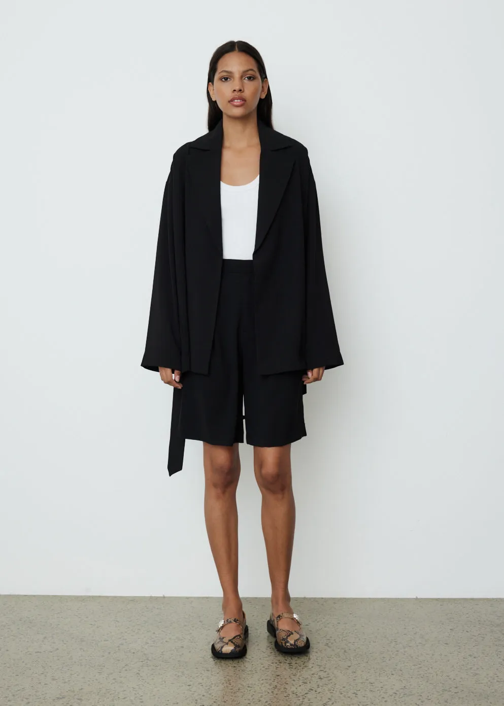 Demi Crepe Jacket