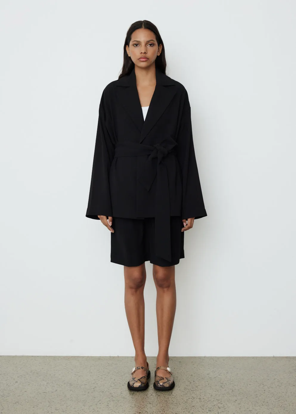 Demi Crepe Jacket