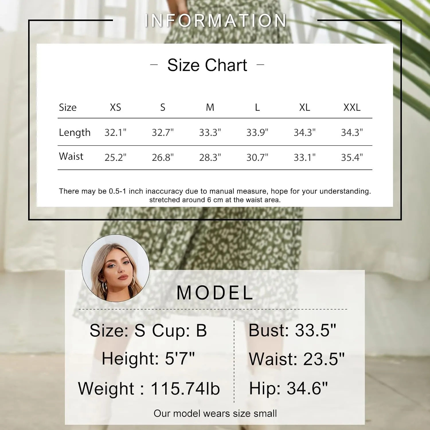 EXLURA Womens High Waist Polka Dot Pleated Maxi Skirt Midi Swing Skirt Beach Vacation Cruise Outfits with Pockets