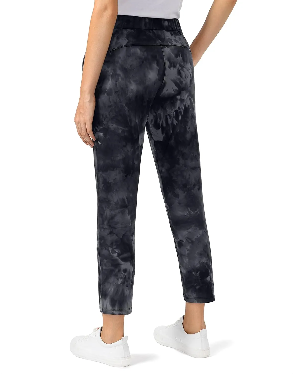 G Gradual Women's Pants with Deep Pockets 7/8 Stretch Ankle Sweatpants for Golf, Athletic, Lounge, Travel, Work