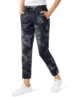 G Gradual Women's Pants with Deep Pockets 7/8 Stretch Ankle Sweatpants for Golf, Athletic, Lounge, Travel, Work
