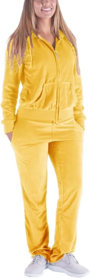 Gary Com 2 PCS Outfits Women's Fleece Sherpa Lined Sweatsuits Long Sleeve Hoodie and Sweat Pants Winter Warm Tracksuit Set
