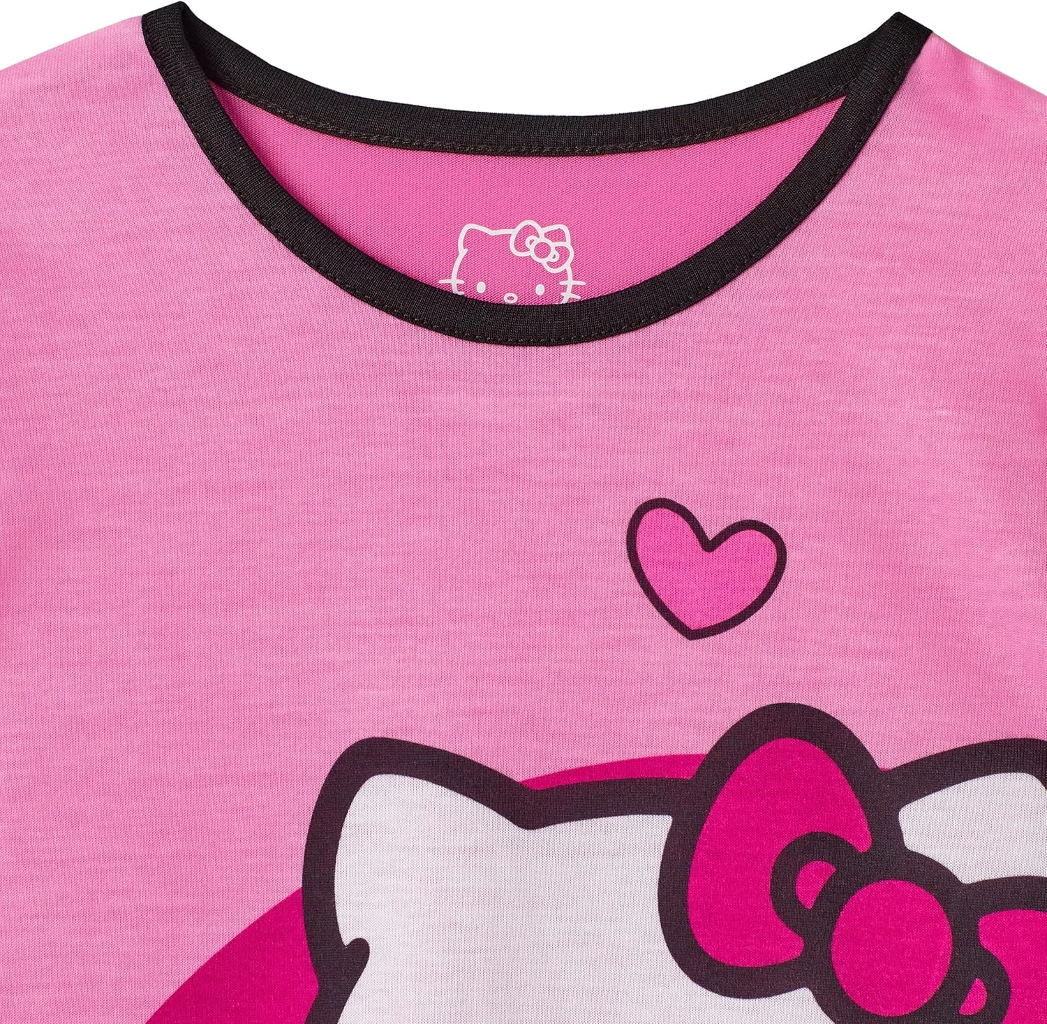 Hello Kitty Girls Pajama Pants and Sleep Shirt Sets 4 Piece PJ Top and Bottom Sleepwear Set for Girls Pajamas for Kids