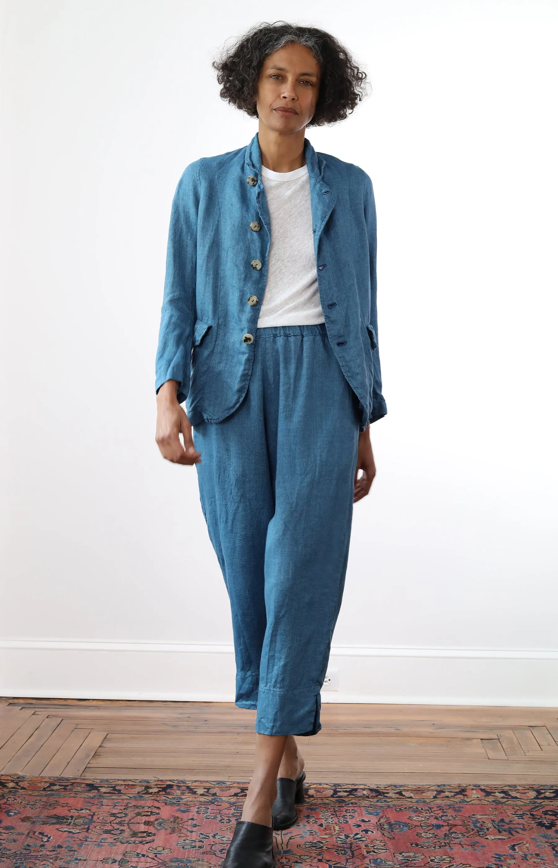 Herringbone Linen Cloud Jacket