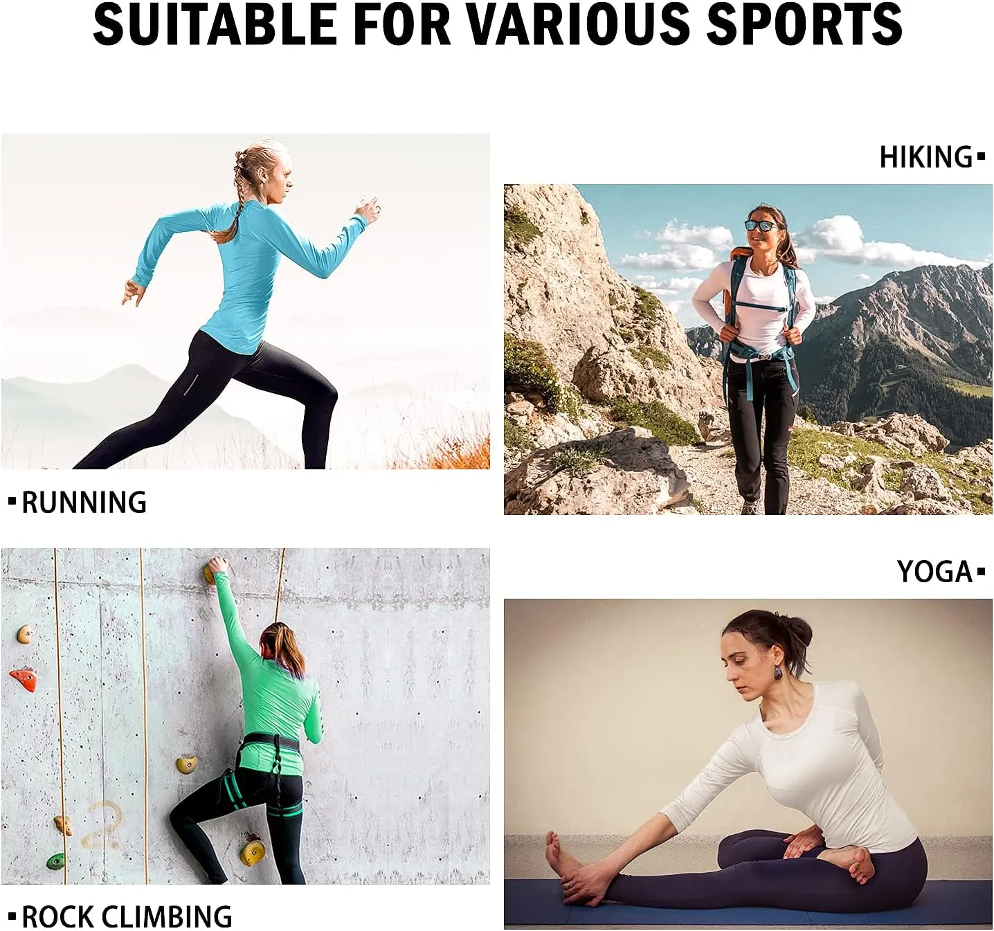 isnowood Women's Sun Protection Long Sleeve Shirts, UPF 50  UV Rash Guard Swim Shirt, Workout Hiking Running Athletic Tops
