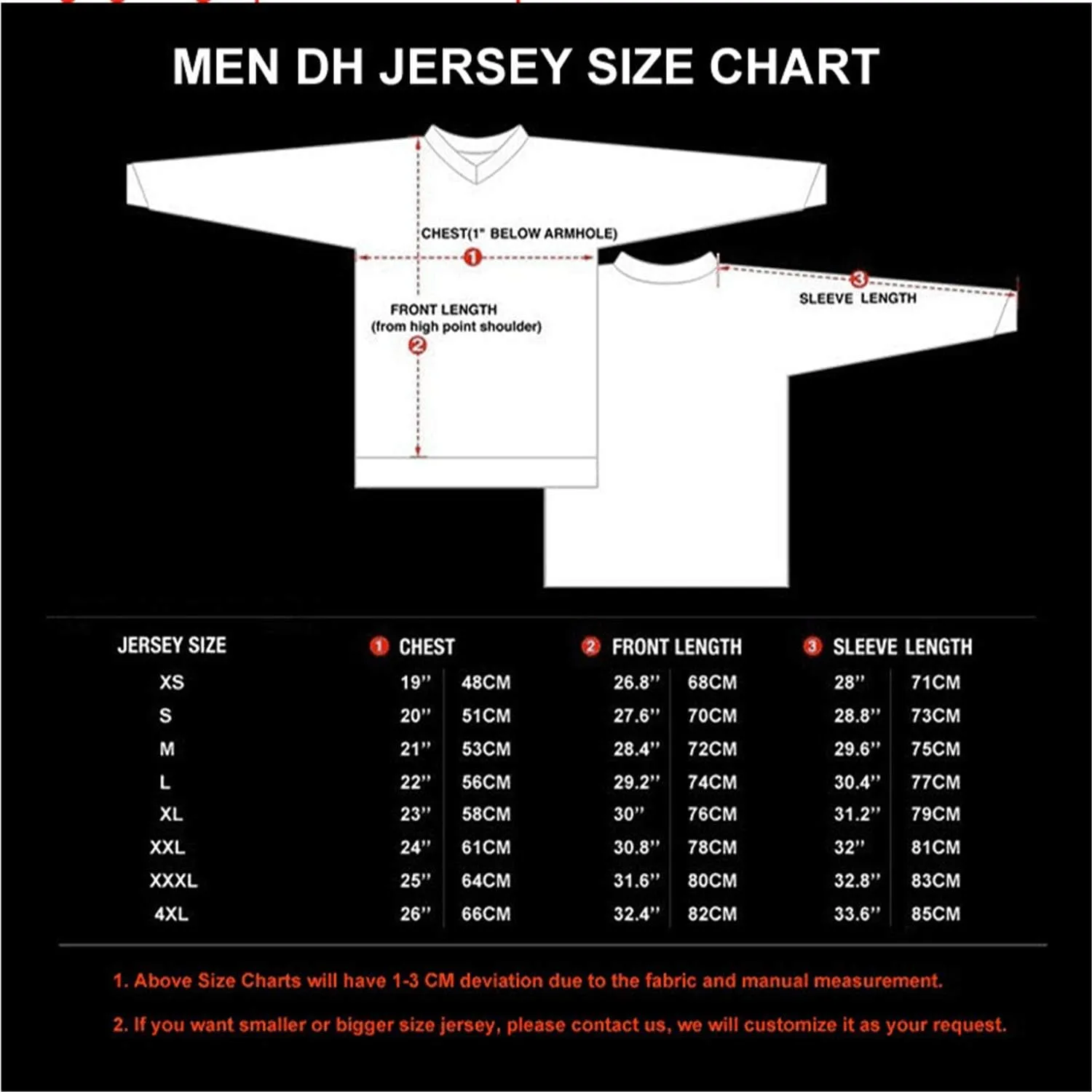 JPOJPO Men's Mountain Bike Jersey Long Sleeve MTB Off-Road Racing Downhill Motocross Shirts Quick Dry&Moisture-Wicking Tops