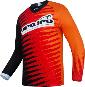 Kids Cycling Jersey Downhill Shirts 4-14 Years for Girls Boys Clothing Long Sleeve Powersports Bike Child Bicycle BMX Tops