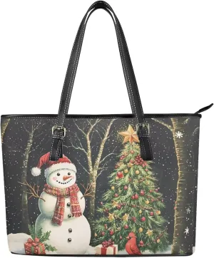 Large Capacity Laptop Bag for Women Waterproof Leather Tote Bag 15.7 Inch Computer Business Briefcase Handbag