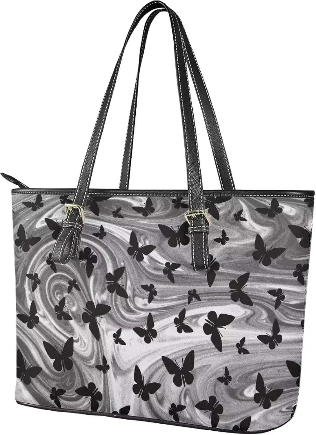 Large Capacity Laptop Bag for Women Waterproof Leather Tote Bag 15.7 Inch Computer Business Briefcase Handbag
