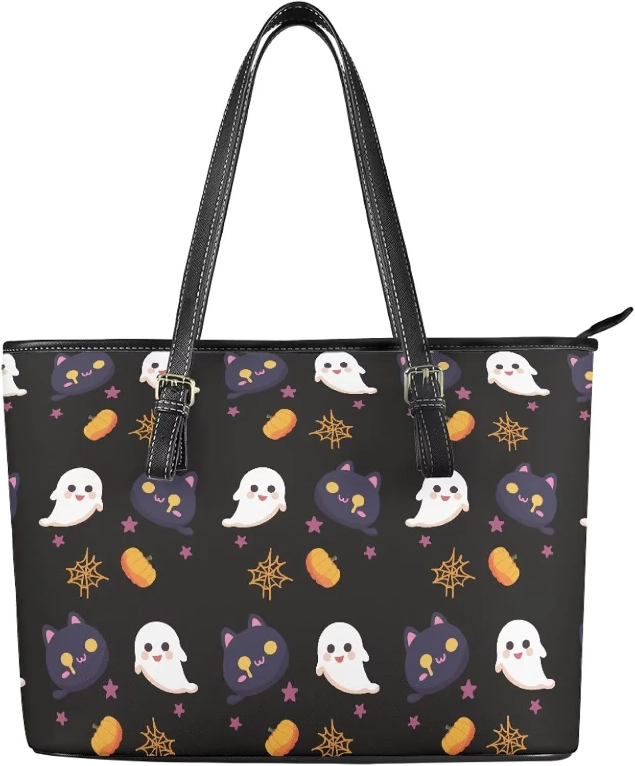 Large Capacity Laptop Bag for Women Waterproof Leather Tote Bag 15.7 Inch Computer Business Briefcase Handbag