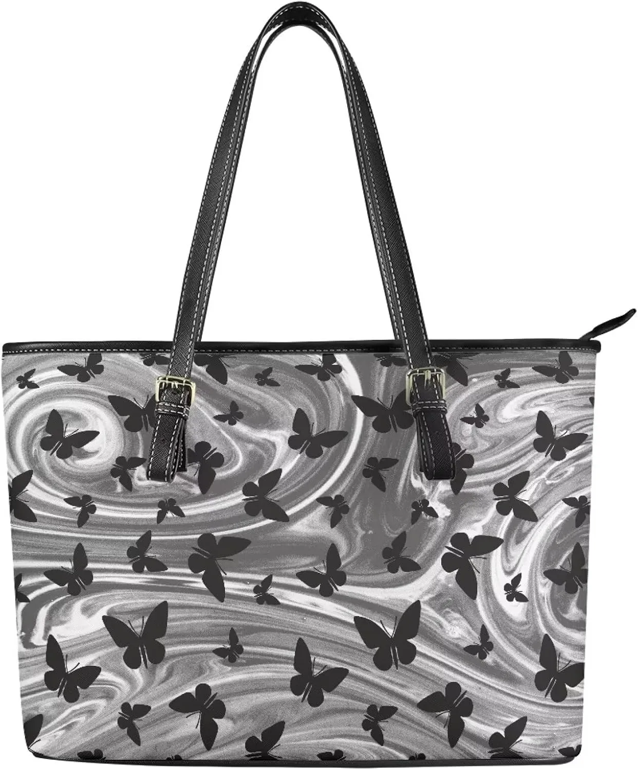 Large Capacity Laptop Bag for Women Waterproof Leather Tote Bag 15.7 Inch Computer Business Briefcase Handbag
