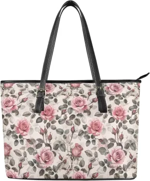 Large Capacity Laptop Bag for Women Waterproof Leather Tote Bag 15.7 Inch Computer Business Briefcase Handbag