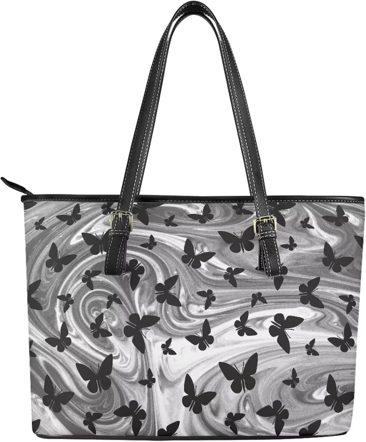 Large Capacity Laptop Bag for Women Waterproof Leather Tote Bag 15.7 Inch Computer Business Briefcase Handbag
