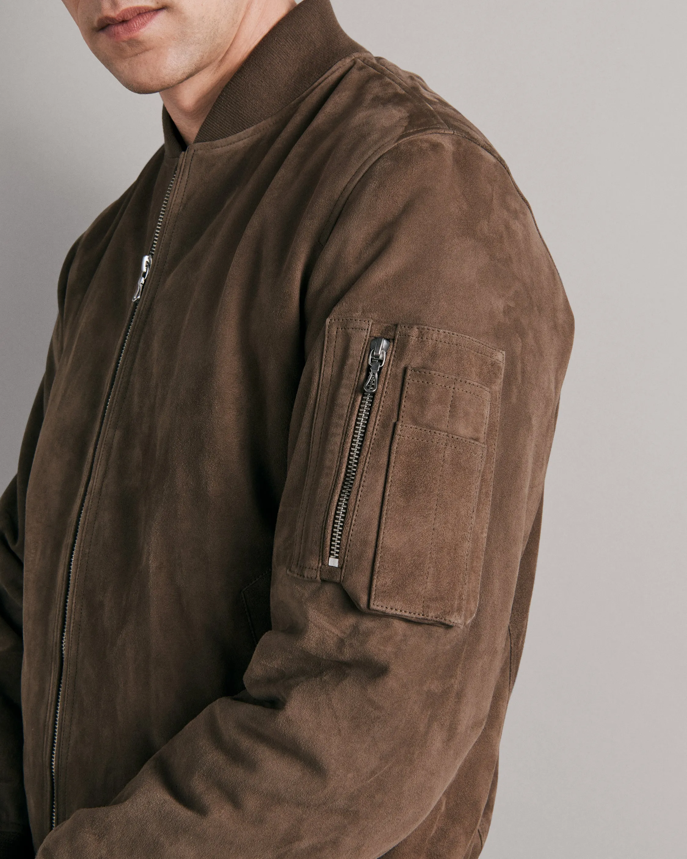Manston Suede Bomber