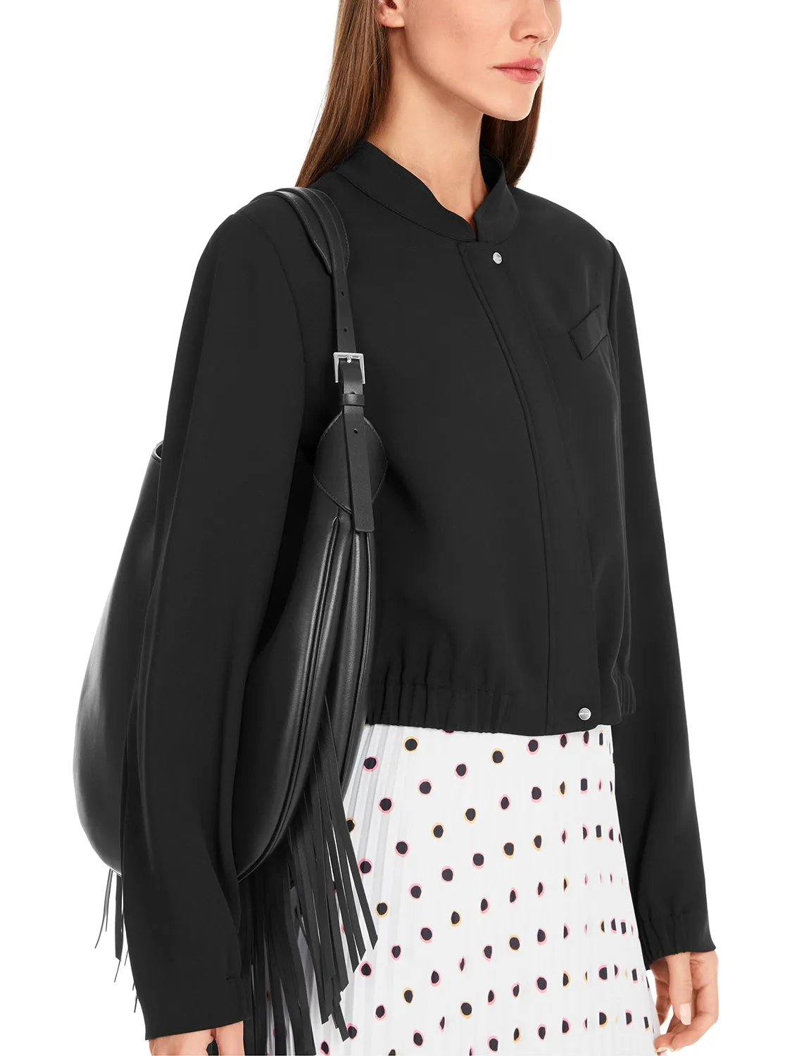 Marc Cain Soft flowing blouson jacket YC 31.12 W56 - Pre-Order May Delivery