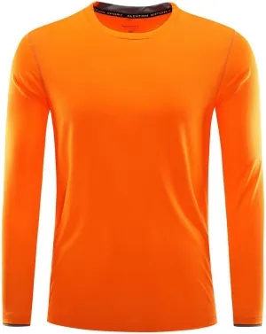 Men Shirts Quick Dry Athletic Long Sleeves for Men Crewneck Long Sleeves Top Workout Shirt Custom Your Design Print Your Logo
