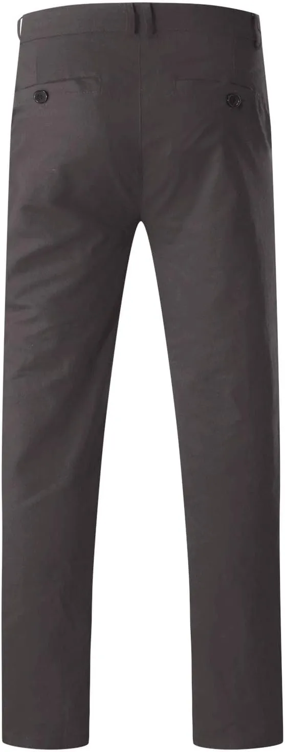 Men's Chino Pants Slim Fit Stretch Comfy Lightweight Dress Pants Skinny Straight Formal Pants Casual Business Trousers