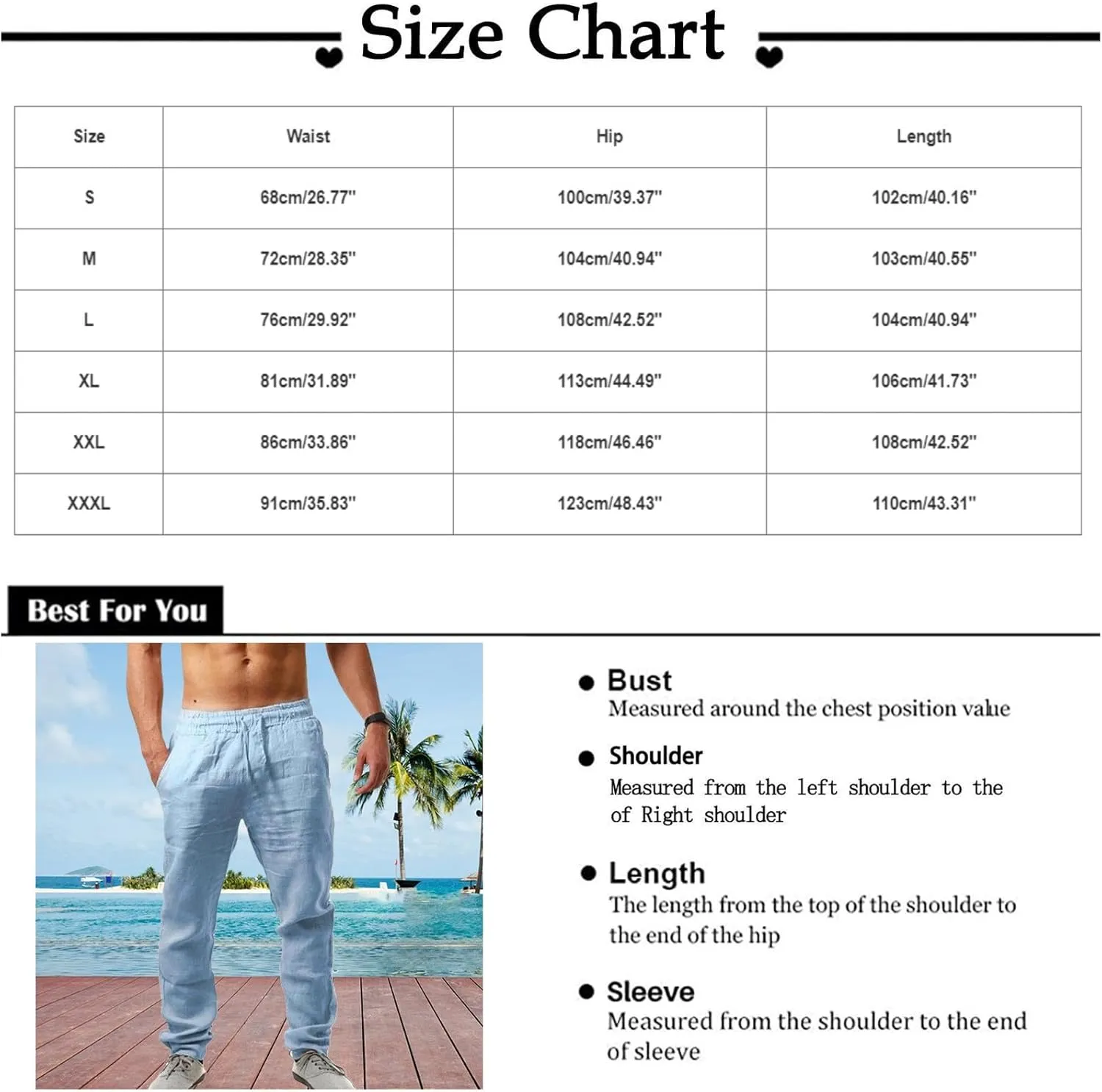 Mens Linen Pants Yoga Beach Loose Fit Casual Summer Elastic Waist Drawstring Lounge Trousers with Pockets 2 Pack