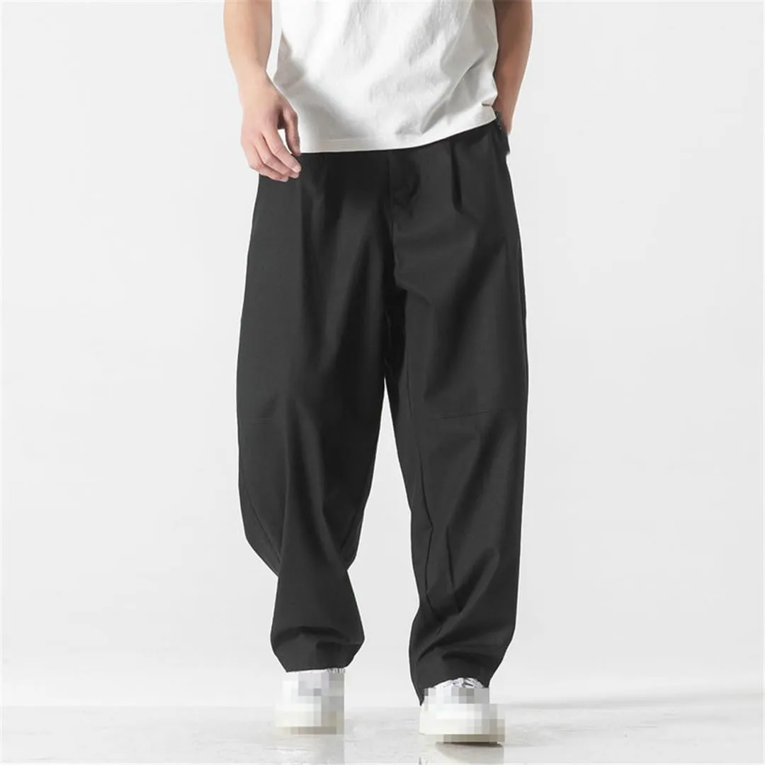 Niiyyjj Mens Harem Pants Oversized Trousers Men Casual Pants Male Solid Streetwear Jogger Sweatpants