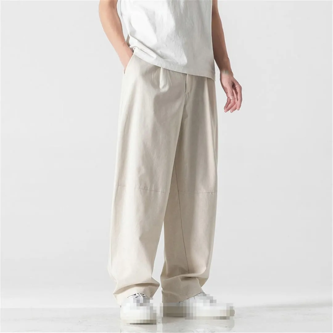 Niiyyjj Mens Harem Pants Oversized Trousers Men Casual Pants Male Solid Streetwear Jogger Sweatpants
