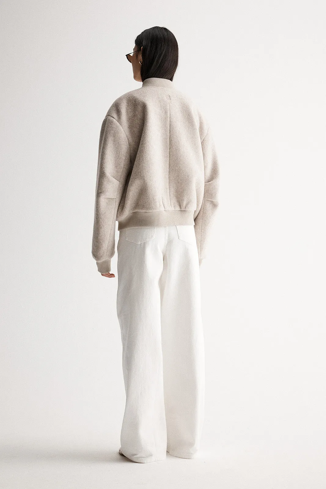 Nonnie Jacket Ivory Marle