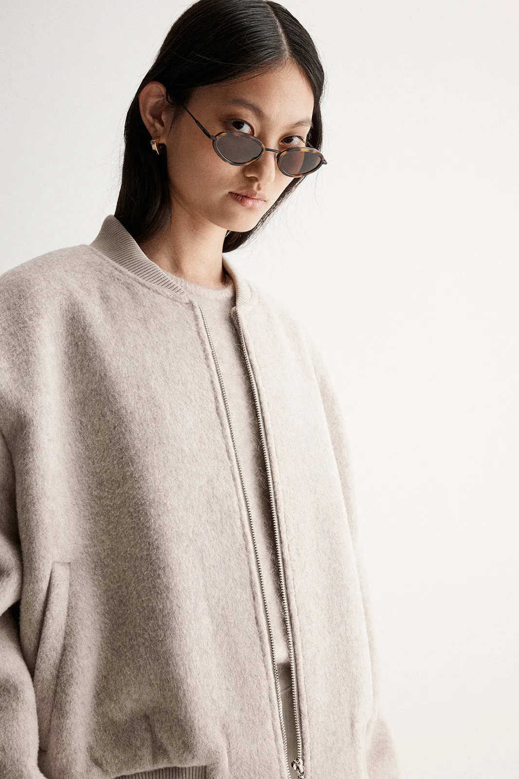 Nonnie Jacket Ivory Marle
