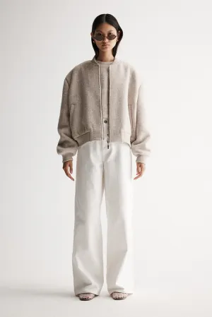Nonnie Jacket Ivory Marle