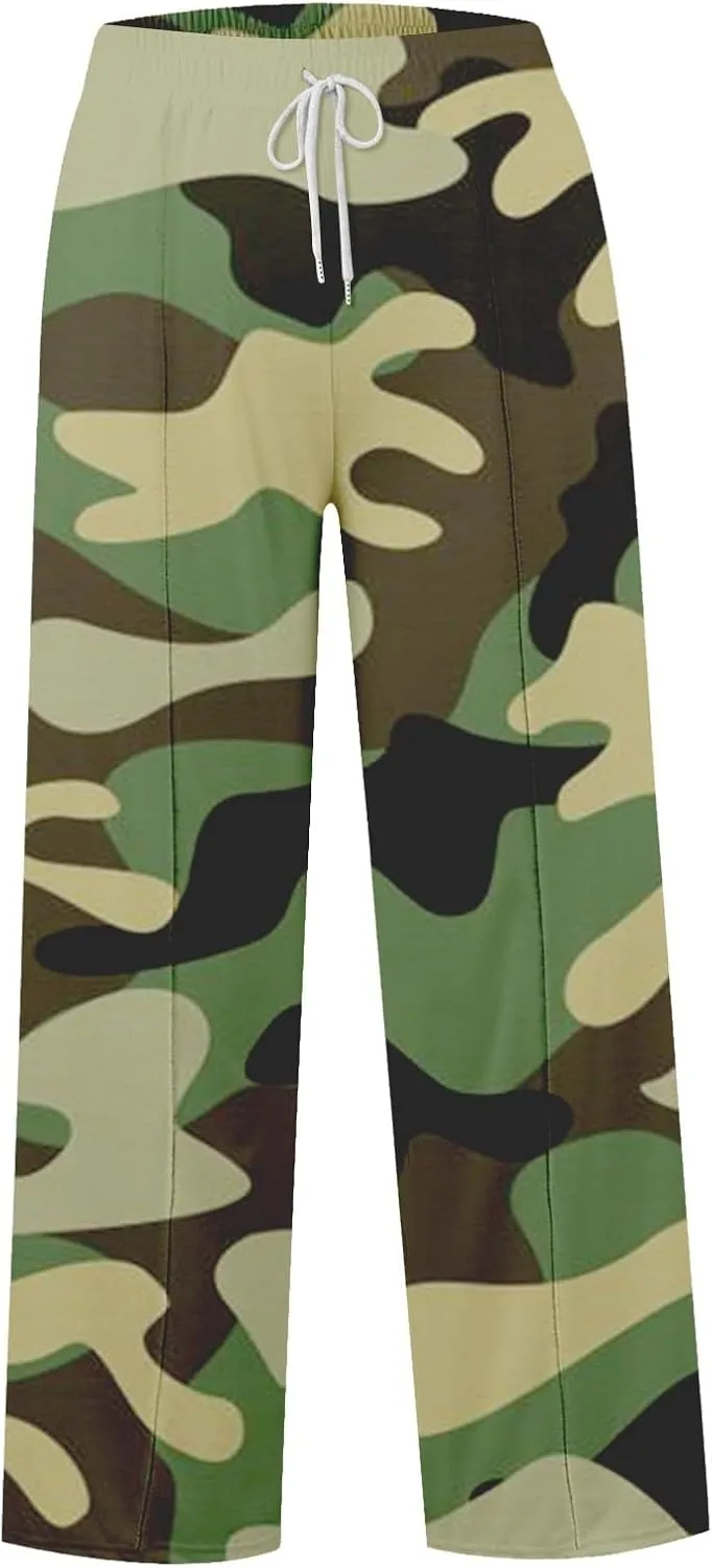 Pants for Women, Linen Pants Wide Leg Summer High Waisted Straight Summmer