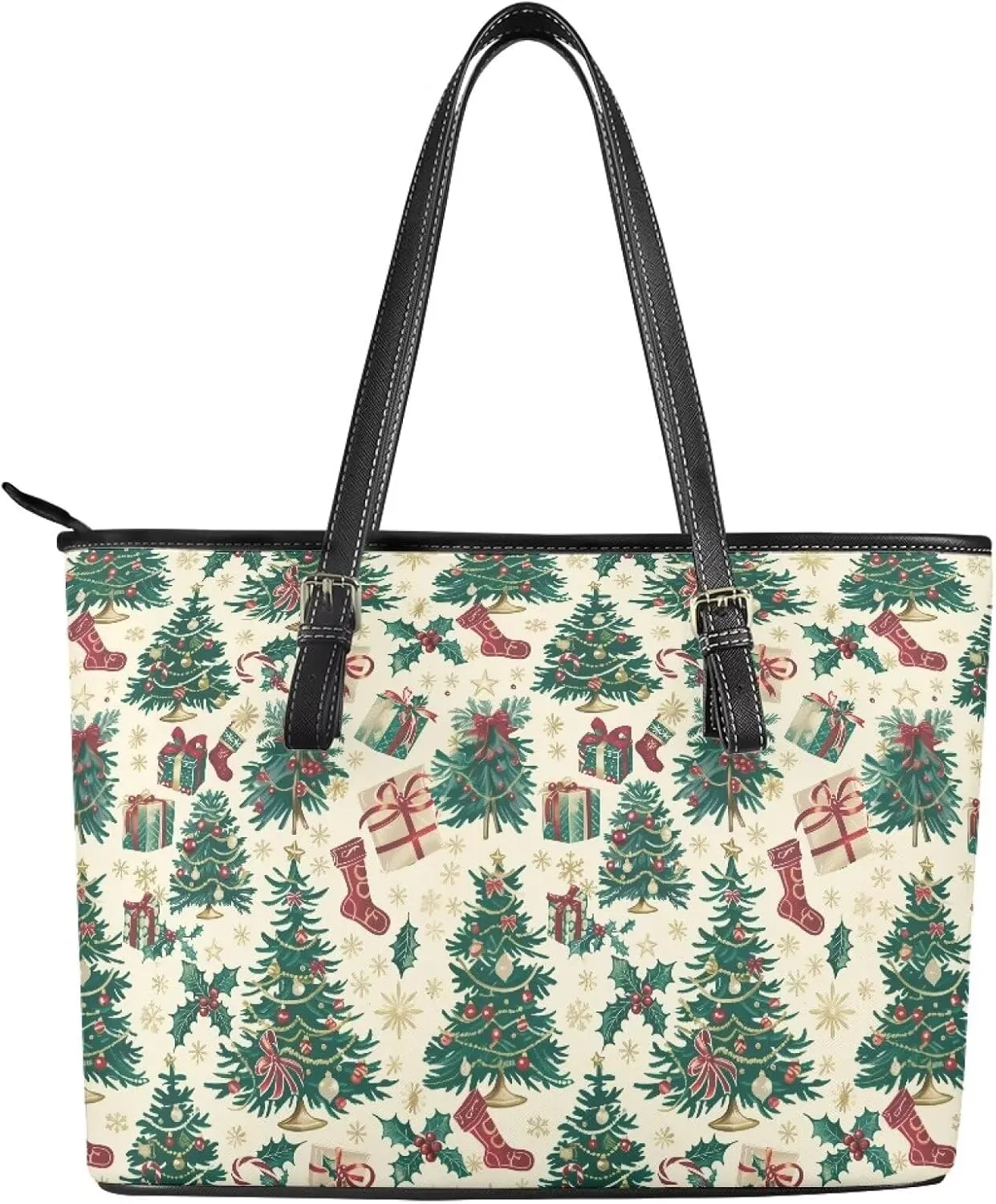 PU Leather Laptop Tote Bag for Women 15.7 Inch Waterproof Large Capacity Computer Handbags Business Work Briefcase