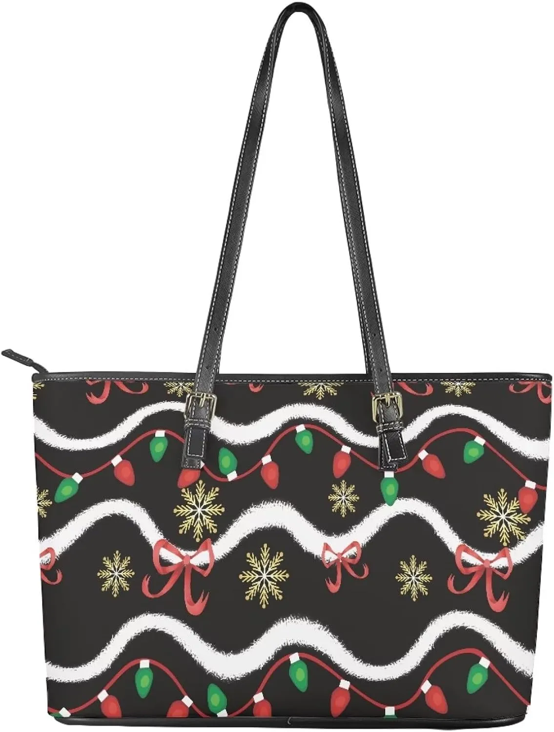 PU Leather Laptop Tote Bag for Women 15.7 Inch Waterproof Large Capacity Computer Handbags Business Work Briefcase