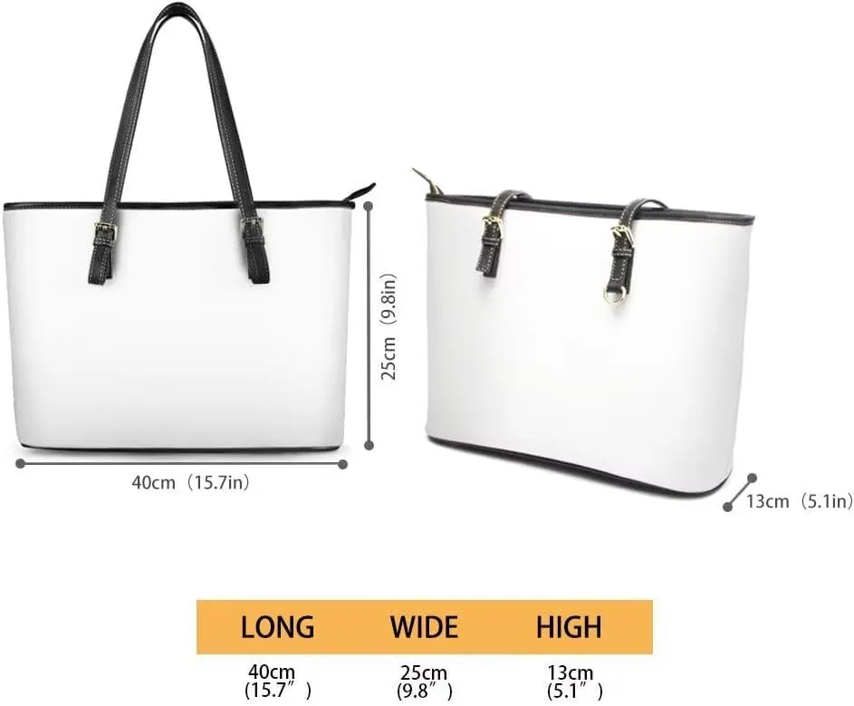 PU Leather Laptop Tote Bag for Women 15.7 Inch Waterproof Large Capacity Computer Handbags Business Work Briefcase