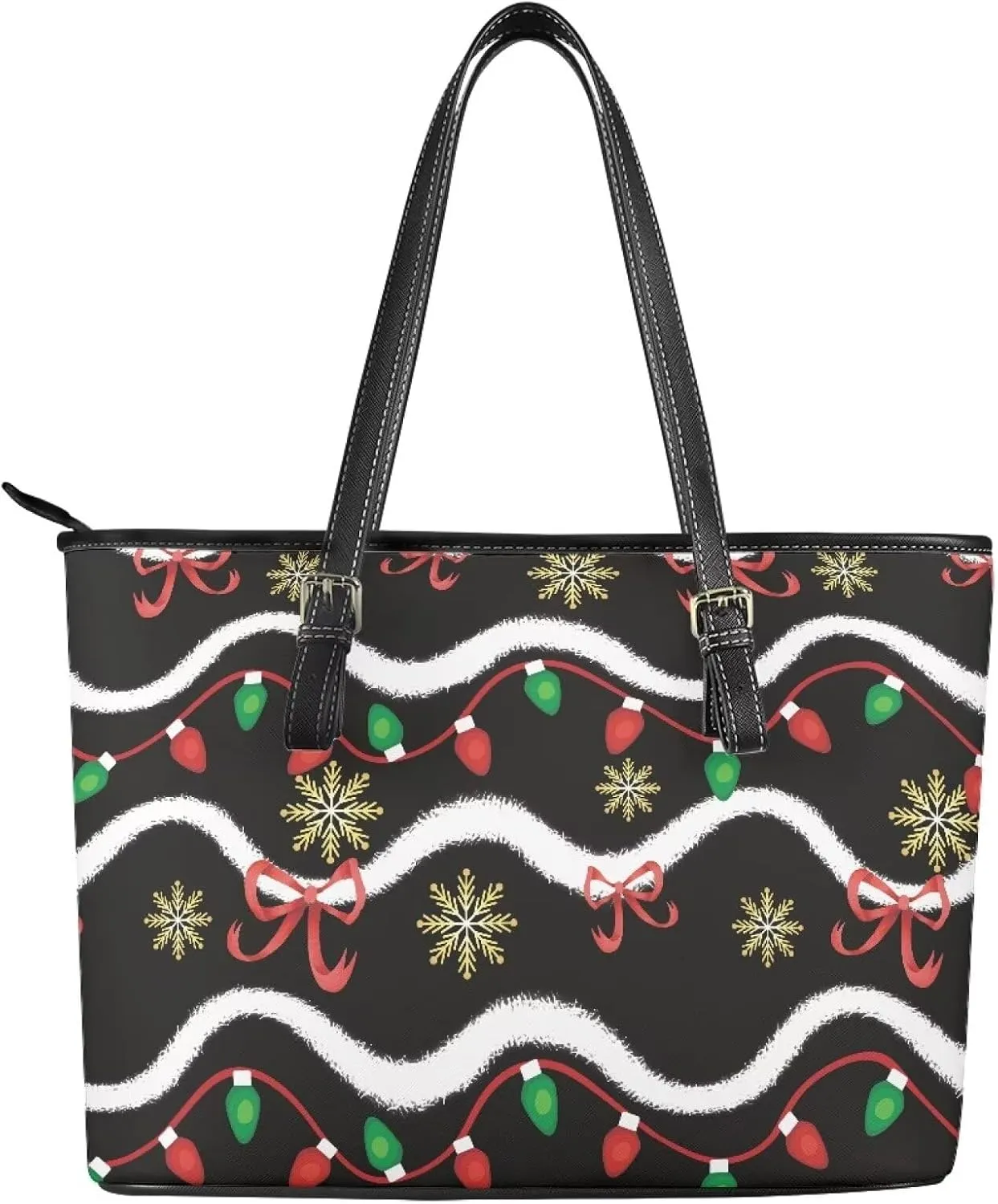 PU Leather Laptop Tote Bag for Women 15.7 Inch Waterproof Large Capacity Computer Handbags Business Work Briefcase