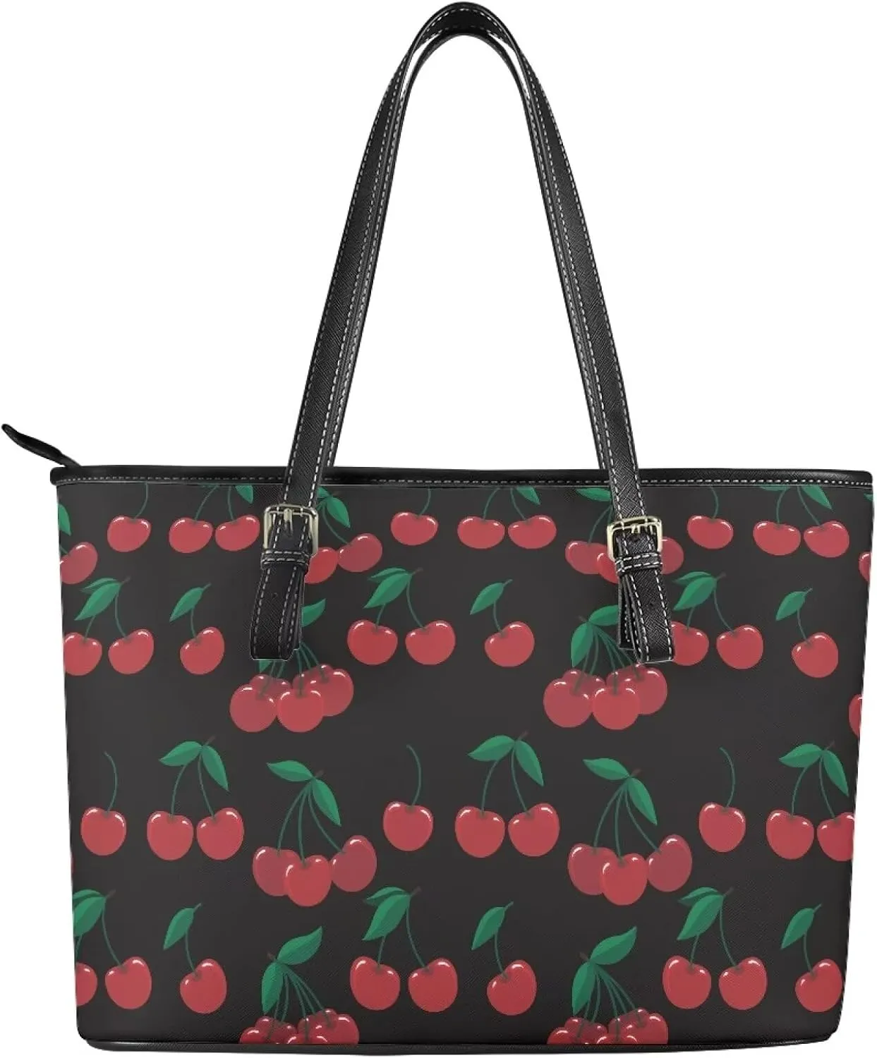 PU Leather Tote Shoulder Bag for Women Satchel Handbag with Top Handles Zipper Computer Bags Briefcase