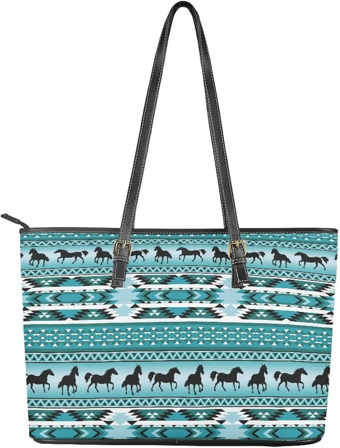 PU Leather Tote Shoulder Bag for Women Satchel Handbag with Top Handles Zipper Computer Bags Briefcase