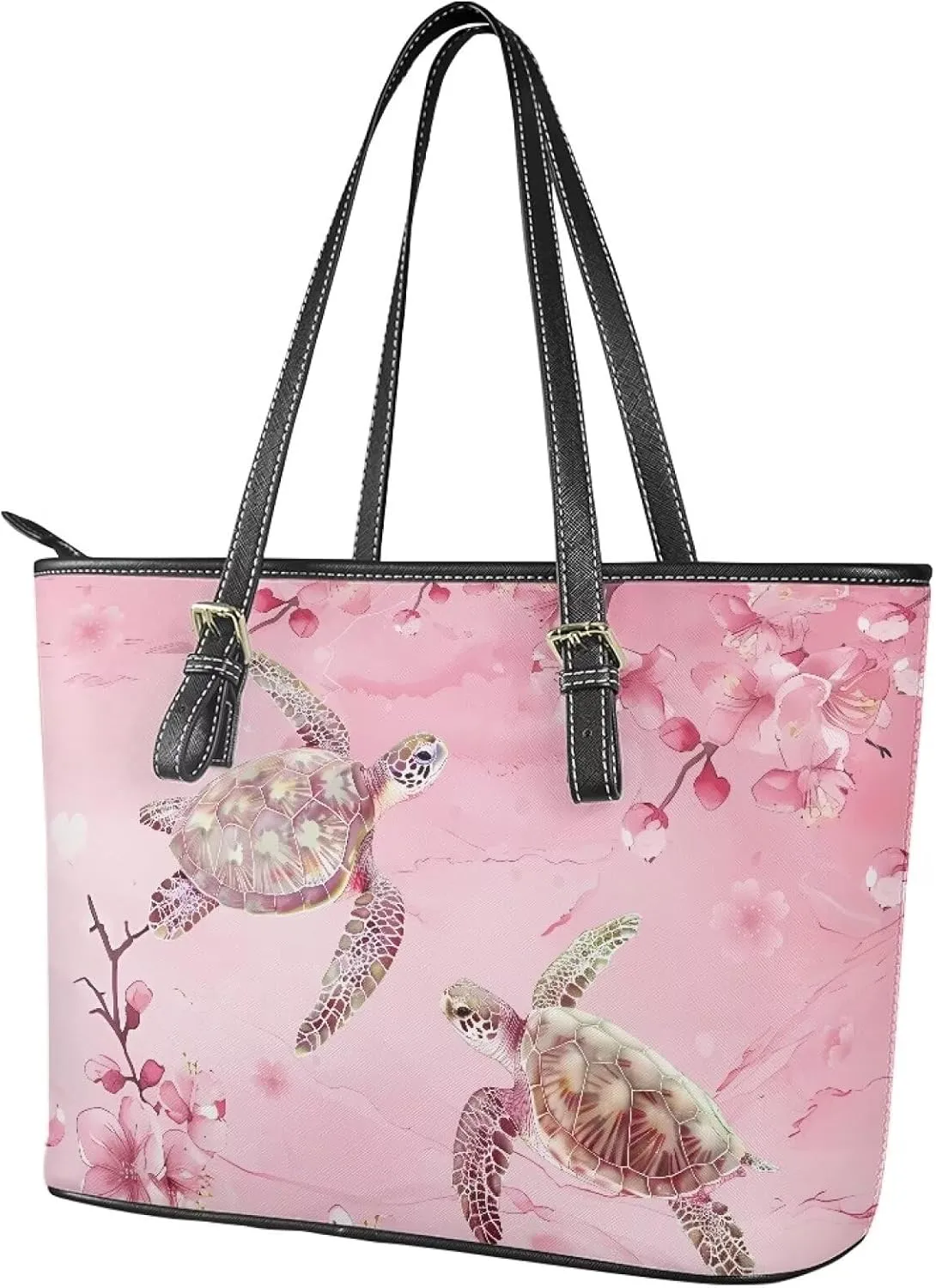 PU Leather Tote Shoulder Bag for Women Satchel Handbag with Top Handles Zipper Computer Bags Briefcase