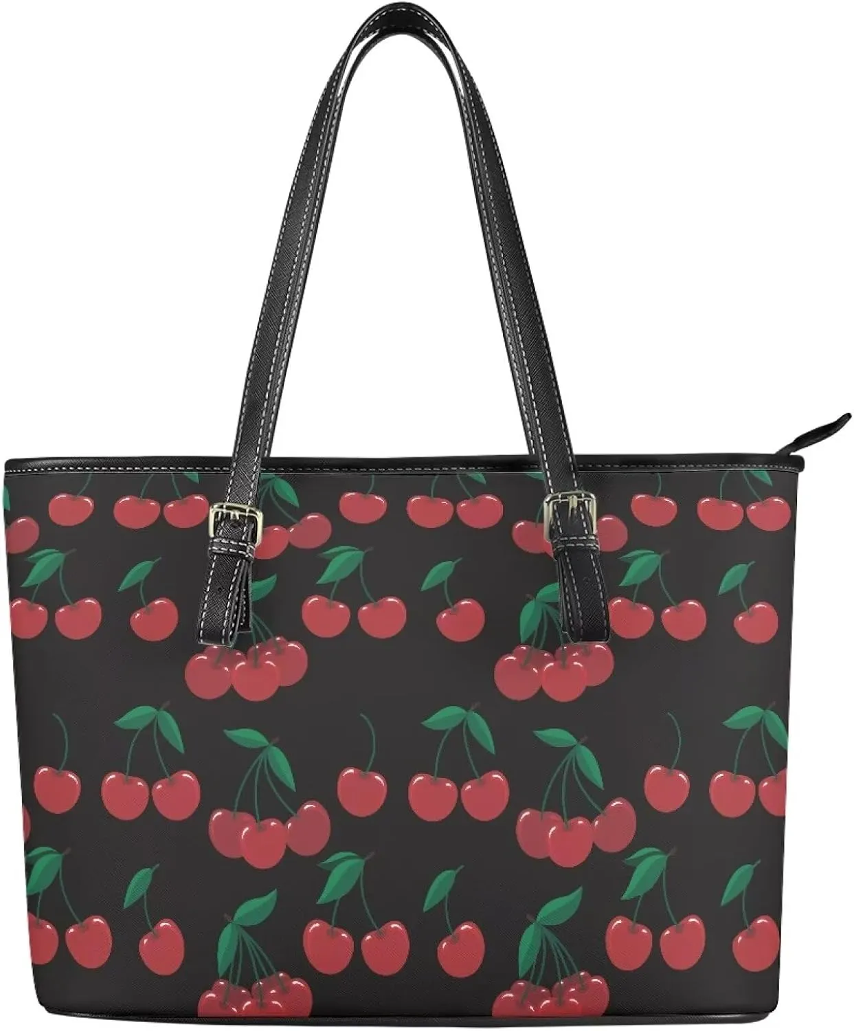 PU Leather Tote Shoulder Bag for Women Satchel Handbag with Top Handles Zipper Computer Bags Briefcase