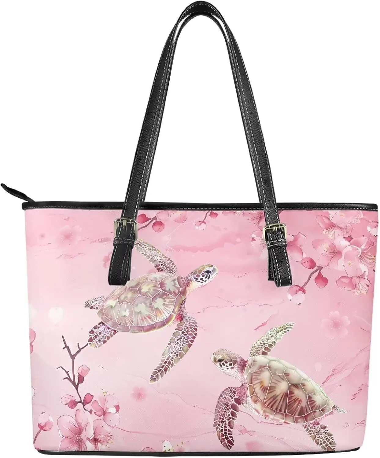 PU Leather Tote Shoulder Bag for Women Satchel Handbag with Top Handles Zipper Computer Bags Briefcase