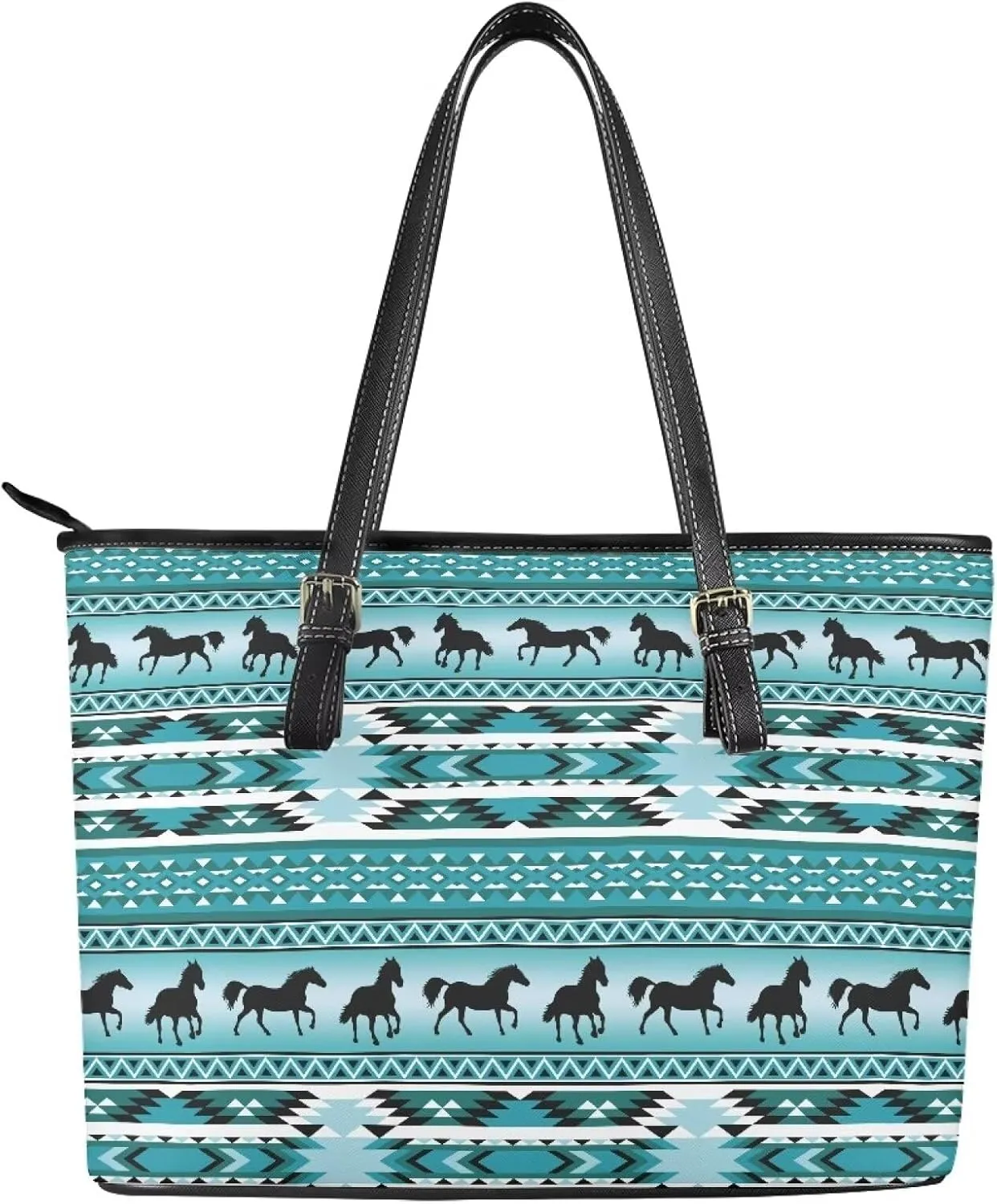 PU Leather Tote Shoulder Bag for Women Satchel Handbag with Top Handles Zipper Computer Bags Briefcase