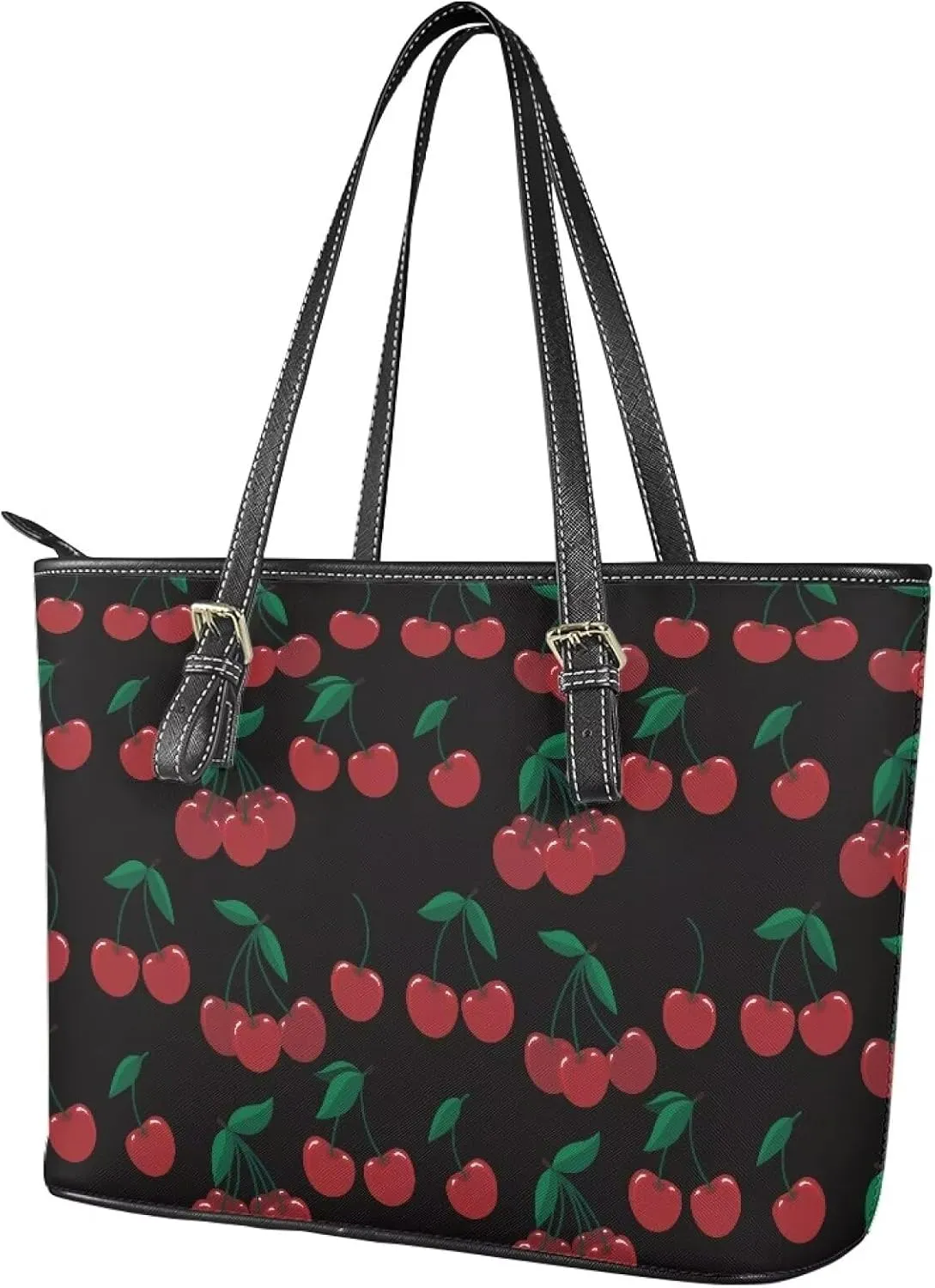 PU Leather Tote Shoulder Bag for Women Satchel Handbag with Top Handles Zipper Computer Bags Briefcase