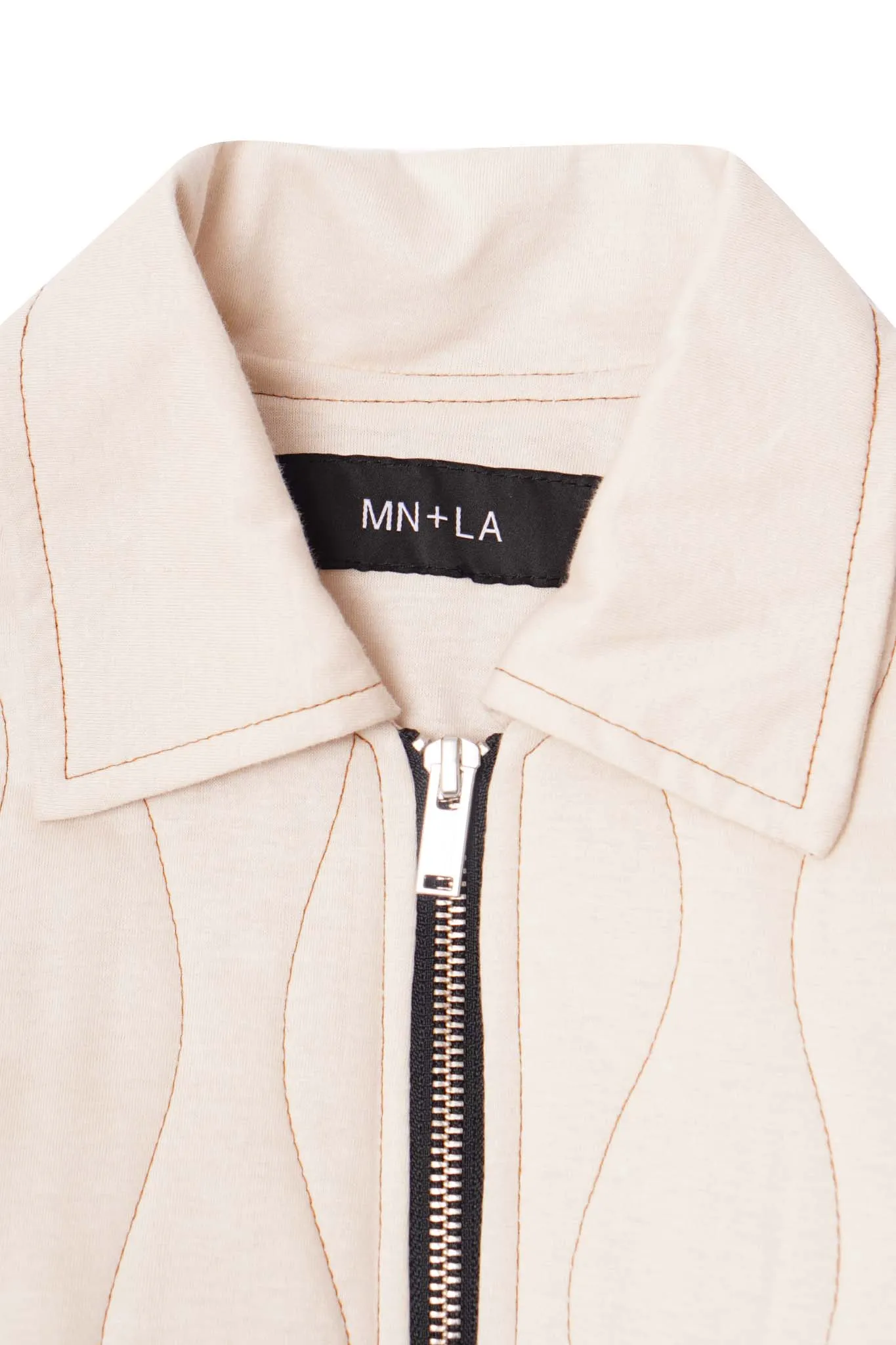 "FLOW" BOMBER JACKET IN CLOUD