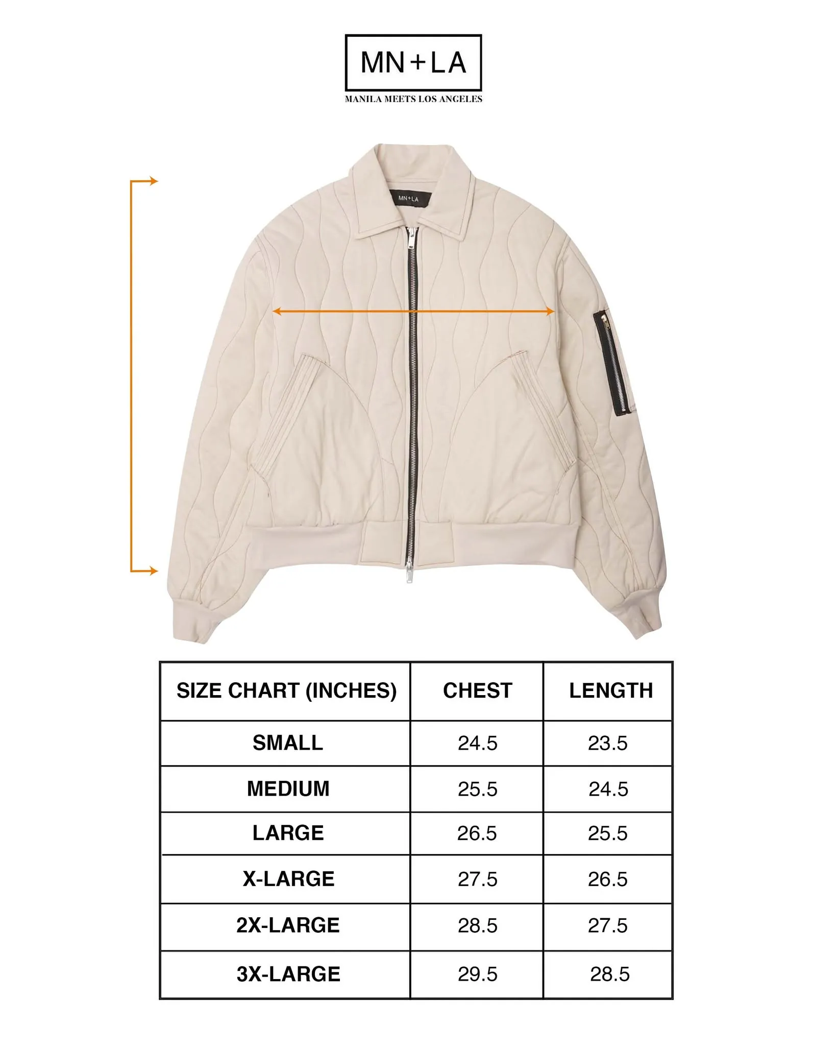 "FLOW" BOMBER JACKET IN CLOUD
