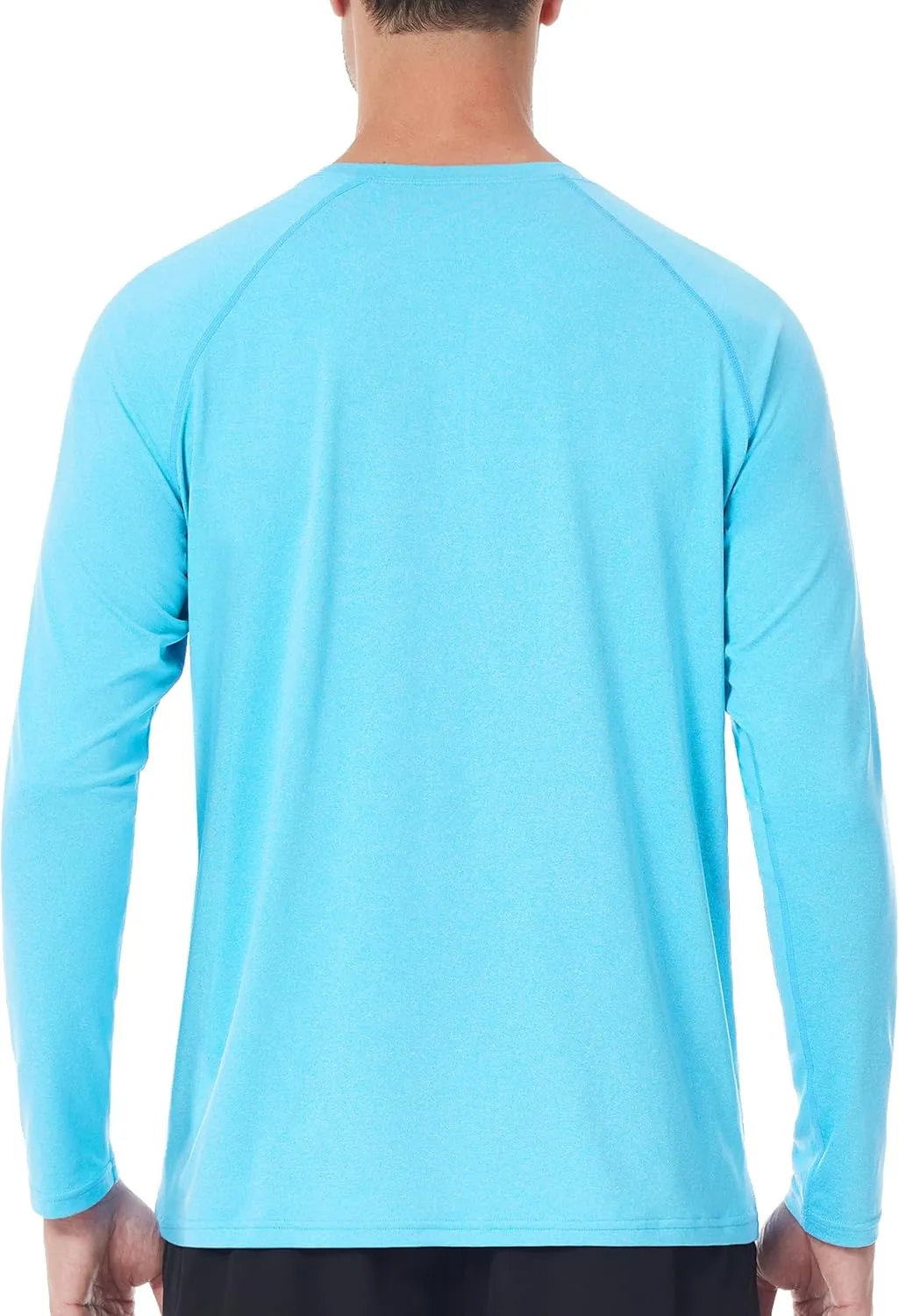 Roadbox UPF 50  Sun Shirts for Men, UV Protection Long Sleeve Swim Shirt, Lightweight Rash Guard for Fishing Hiking Running